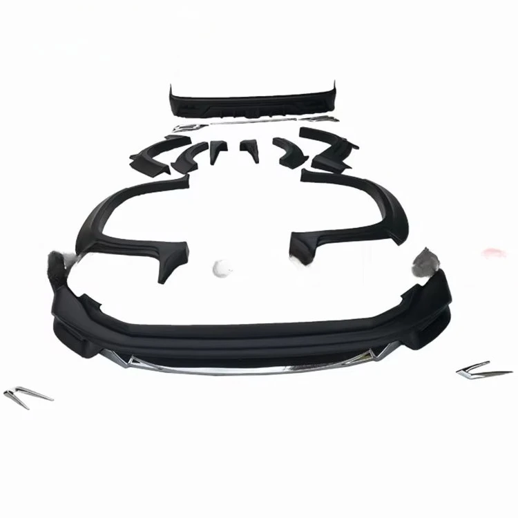 

WD Style Wide Body Kit for 2018 Toyota Land Cruiser Prado Front Bumper Rear Bumper and Wide Flare for toyota Prado Facelift