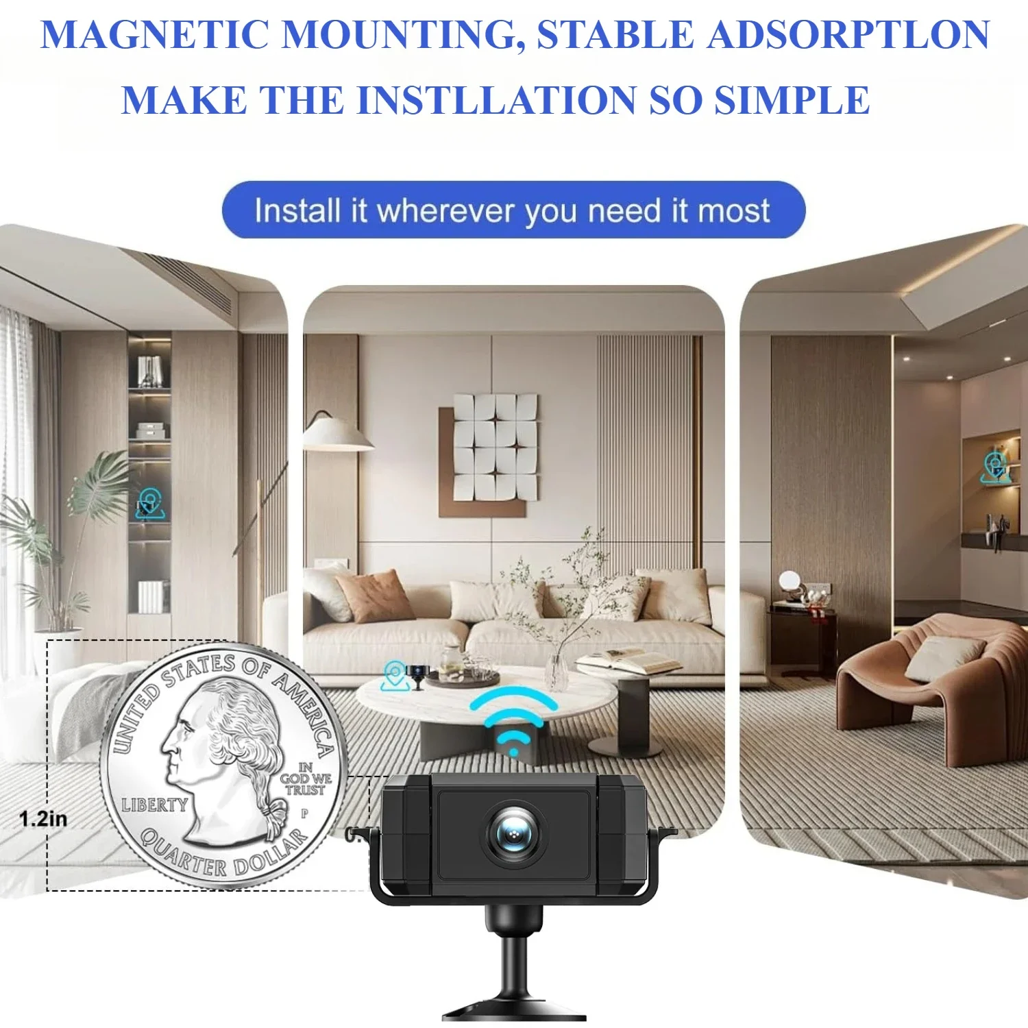 4K Mini Camera Indo…