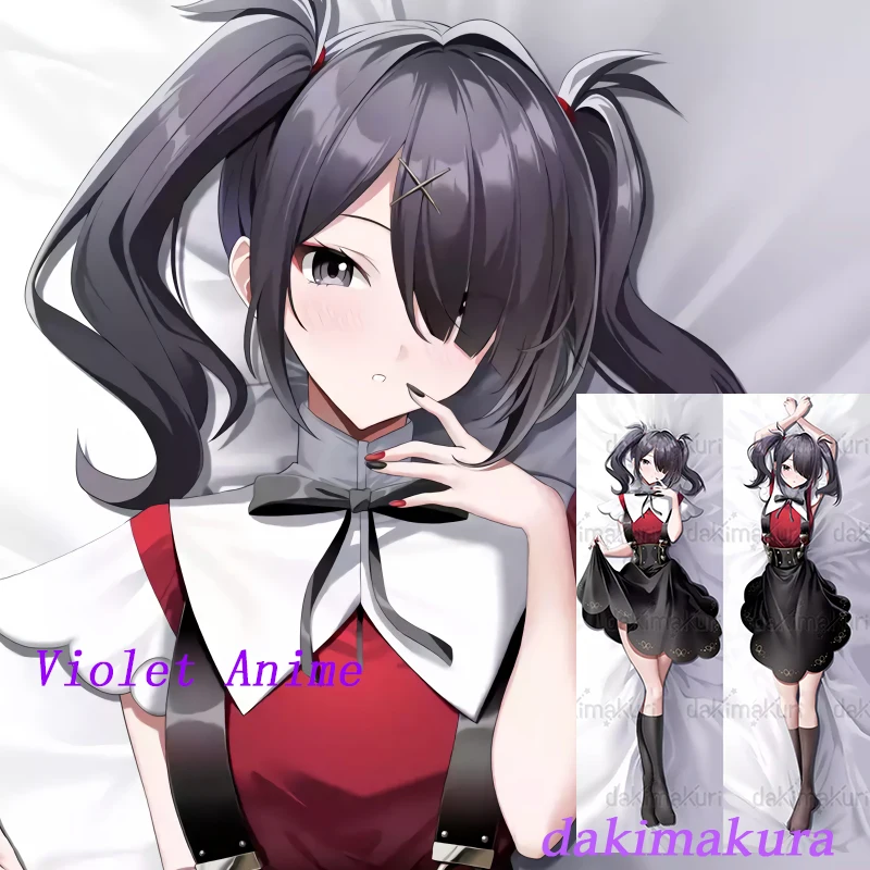 Dakimakura-Anime Ame Chan طباعة على الوجهين بالحجم الطبيعي غطاء وسادة الجسم ، هدايا الفراش #1