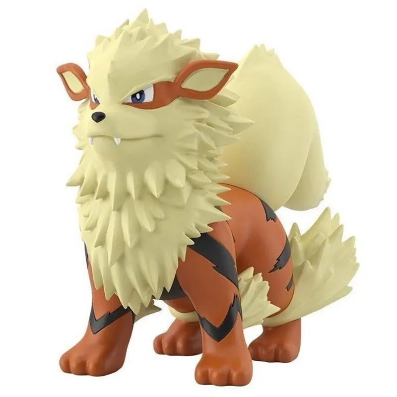 Bandai, edible play, Pokémon scale world figure model toy tabletop ornament, Guandu Xiaomao wind speed dog