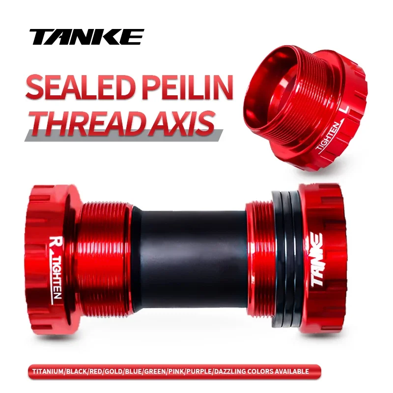 TANKE-BB68 BB92-73mm,Bottom Brackets Adapter,Bicycle Crank Middle Axle Type,MTB Road Bike Central Axis,1.37/24mm Sealed Peilin