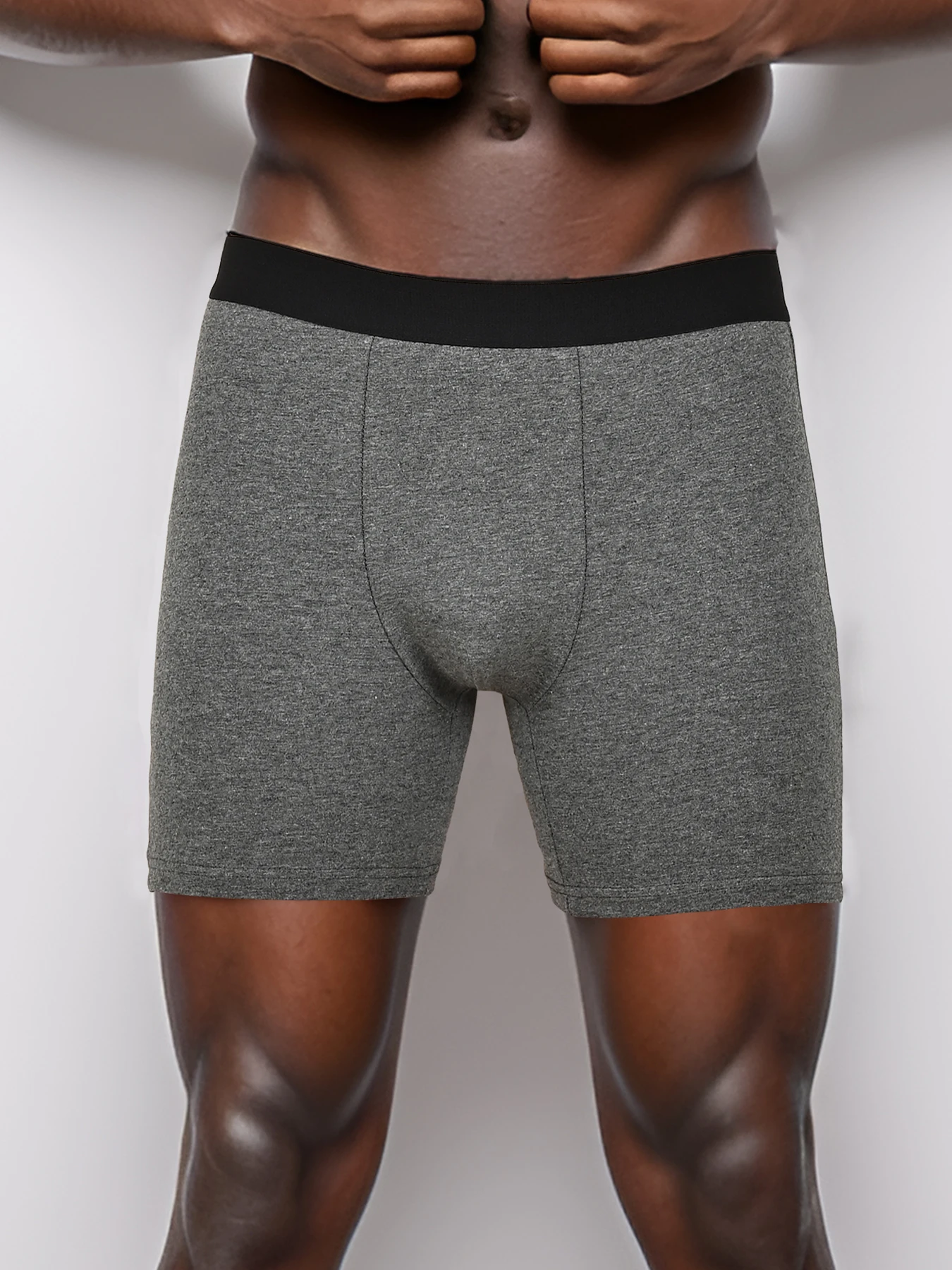 Calzoncillos bรณxer de algodรณn para hombre, ropa interior Sexy de media longitud, 10 piezas
