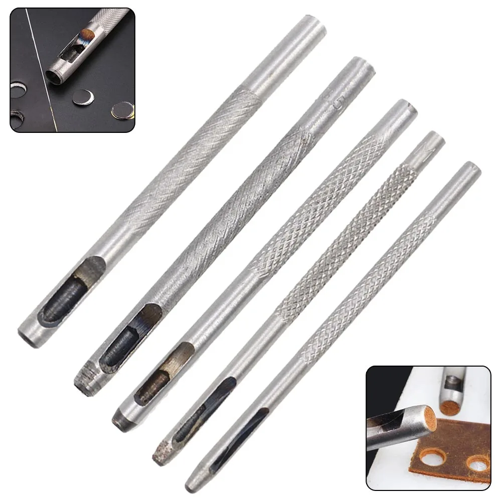 Workshop Equipment Hand Tools Hole Punches Punch DIY 1.5-4mm Leather Round Shape Hole Set Watch Band Tool Durable