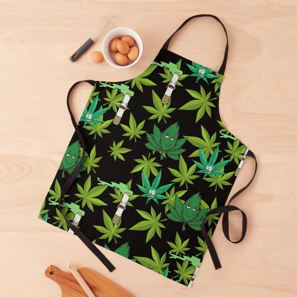 

Weed Pattern Apron aesthetic apron woman aesthetic uniforms woman waterproof kitchen apron for women