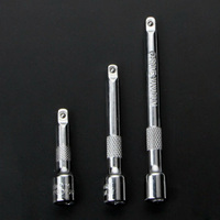 3pcs Extension Extender Bar Set 1/4inch Drive Ratchet Wrench Socket Kit Tools Convenient To Use Easy To Install