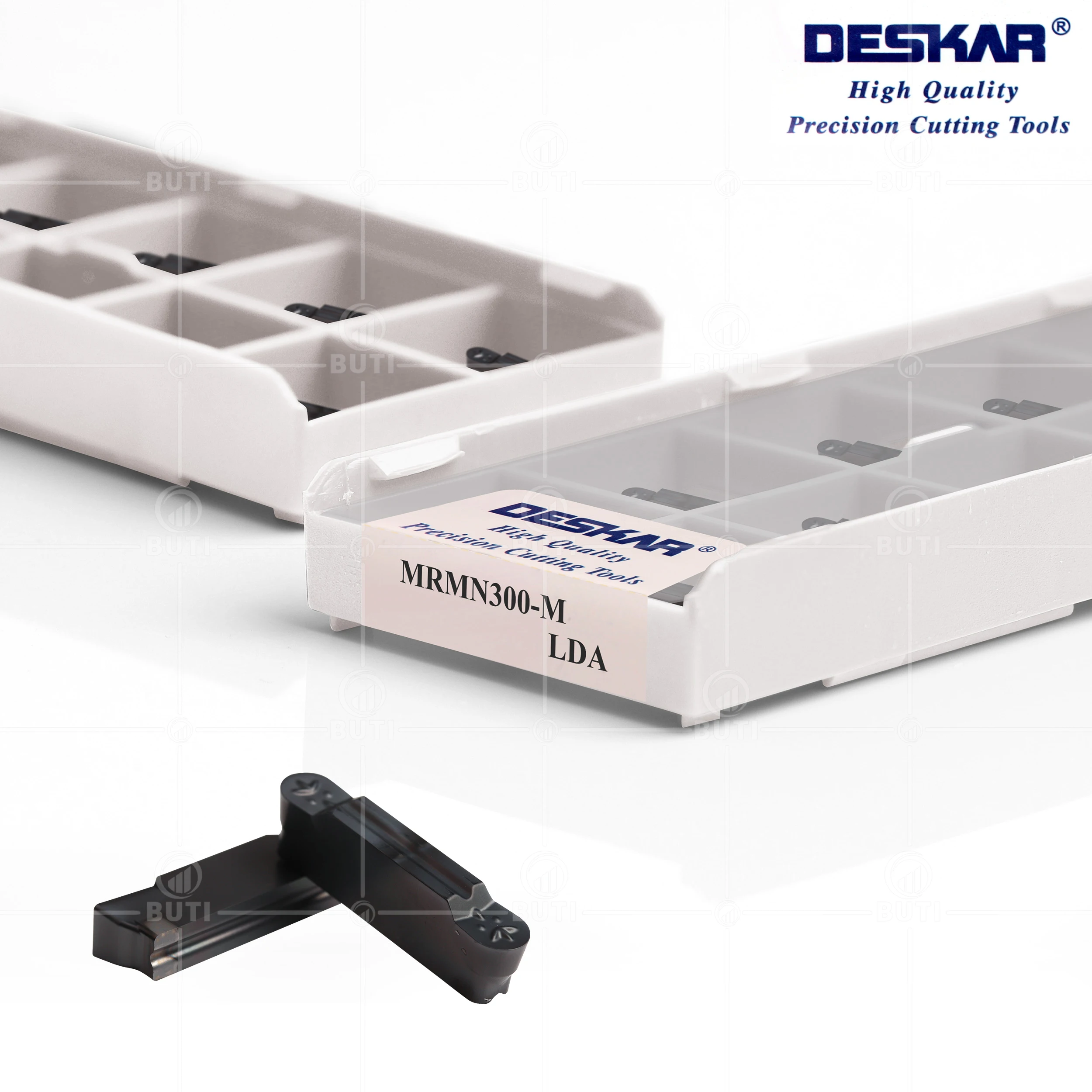 Imagem -02 - Deskar 100 Original Mrmn200 Mrmn300 Mrmn400-m Lda Lâminas de Slot de Carboneto Cnc Torno Cortador de Corte Groove Turning Tool