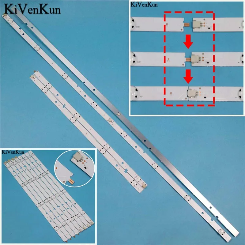 TV LED Light Bars For Toshiba 47L6453DB 47L6353DB TL470FS46-L LC480DUJ-SGE1 47L5400VM Backlight Strip SVT470A53_REV05_L/R-TYPE