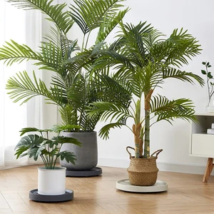 صينية وعاء قابلة للإزالة مع عجلات ، زارع دائري ومتحرك ، عربة دوللي ، منصة نقالة ، في الهواء الطلق ، داخلي ، شجرة ، حامل زارع نباتات أعلى 6 حامل وعاء عجلة مبيعات - رقم 4