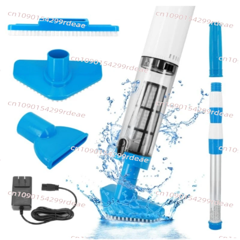 

Small Cordless Pool Vacuum Cleaner Strong Suction for Sand Silt Cleaning Fish Pond Baby Bathtub Hot Spring