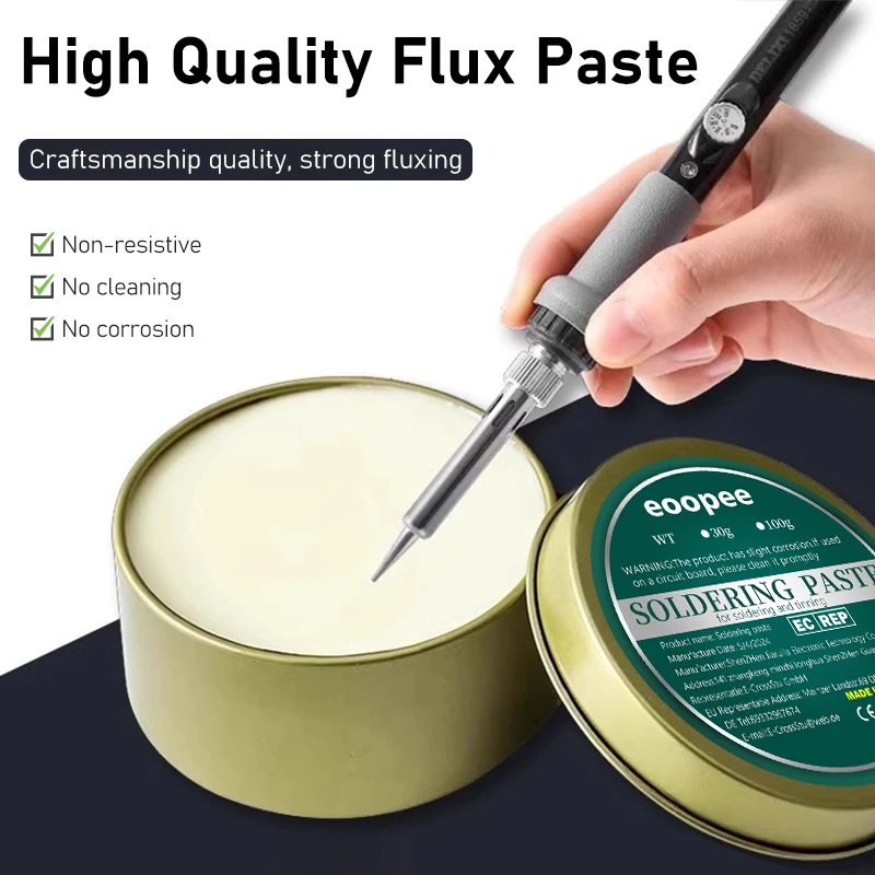 High-Precision Soldering Flux Paste for PCB PGA BGA Electronic Chip Welding Suitable for Precise Electronic Repair Maintenance