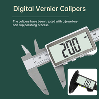 0-150mm Digital Display Vernier Caliper Diameter Measuring Tool Portable Woodworking Tool with Battery