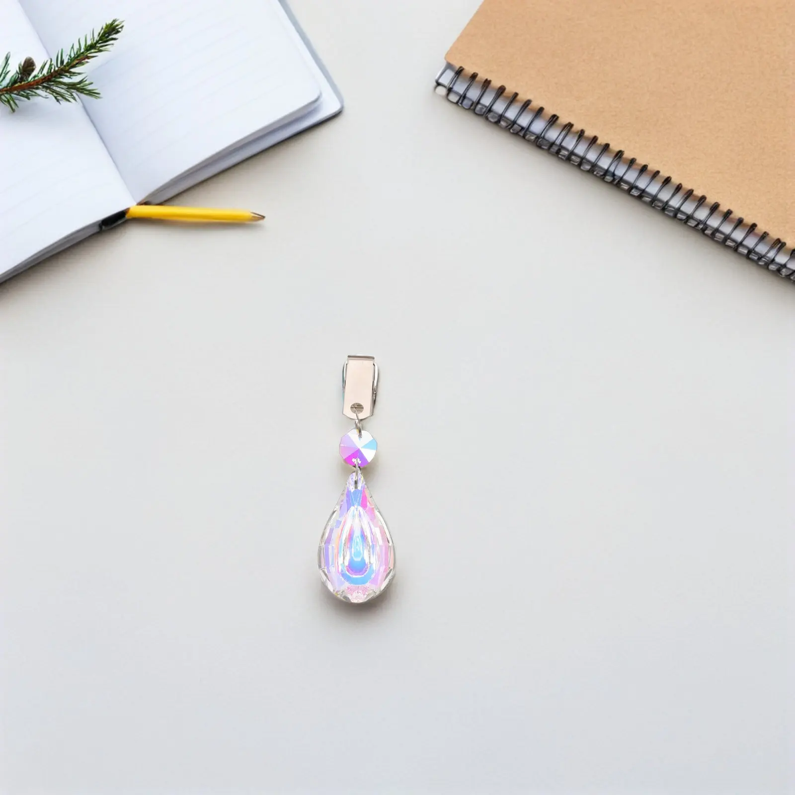 10Pcs Crystal Tablecloth Weights Teardrop Pendant Metal Clips Table Skirt Clip Secure Holder Outdoor Picnic Table Cover