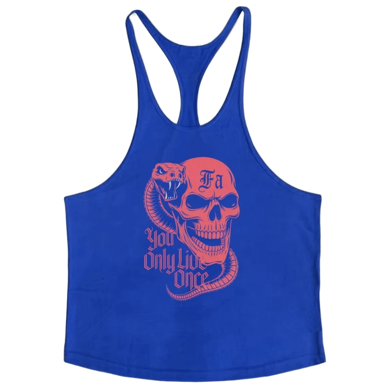 Men's Cotton Athletic Tank Top Sleeveless Stringer Vest Ready for Gym Muscle Building Training Workout Undershirt Activewear