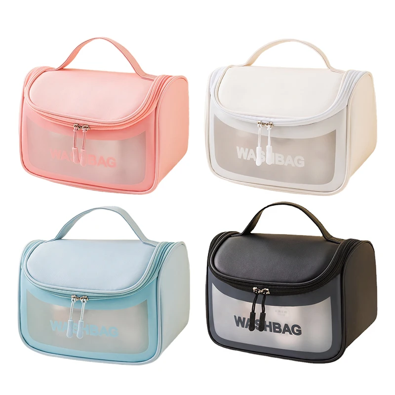 Travel Wash Bag Female Waterproof Makeup Storage Pouch Large Capacity Cosmetic Organizers Women Toiletry Bag Swimming Beach Bags