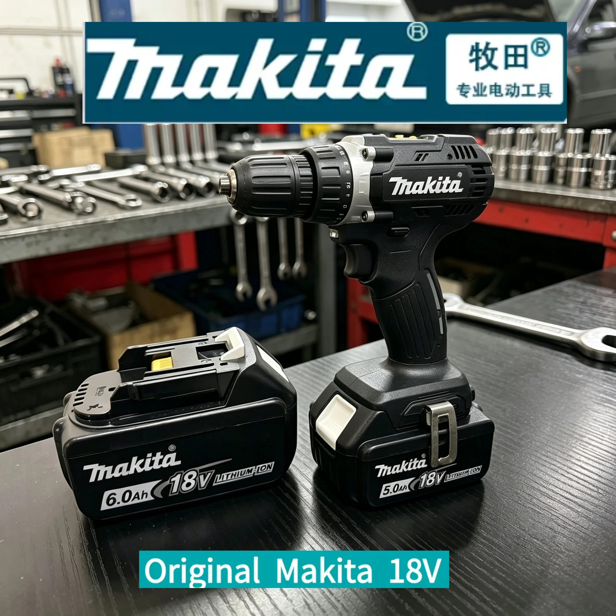 

Original Makita BL1860B 18V 6Ah Lxt Power Tools Lithium-ion Battery High Capacity Replacement for Makita 18V TOOL Hand Drill