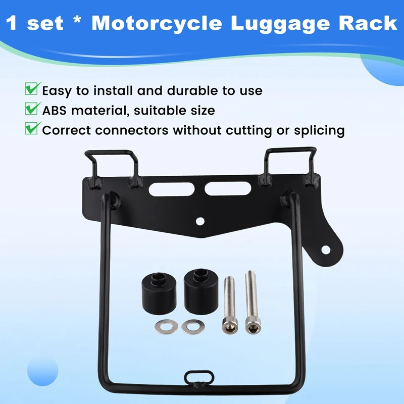 Motorcycle Luggage Rack Saddlebag Bracket Side Trunk Bag Support Mount Holder For Kawasaki ELIMINATOR 500 SE500 E500