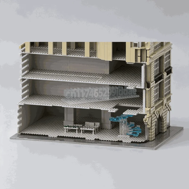 NEW 4845Parts European Urban Department Store Building Blocks Modular Architecture Model Creative DIY Assembly Toy Display Gift