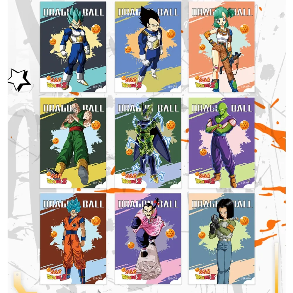 

Dragon Ball Card Japanese Anime Yamcha Gokū Collection Cards For Kidsspecial Creative Design Q-version Character Cards Gifts