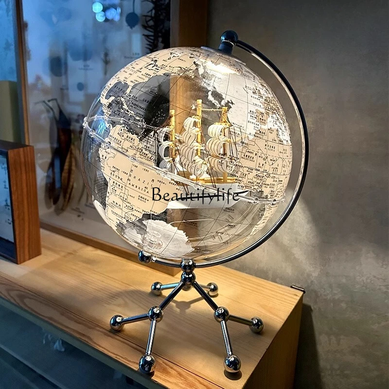 

Light luxury high-end living room TV cabinet porch study bookcase office desktop decoration