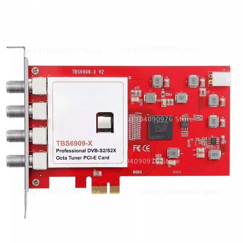 TBS6909-X V2 8-channel Frequency Input and Receiver Card, Compatible with Tvheadend Tuner