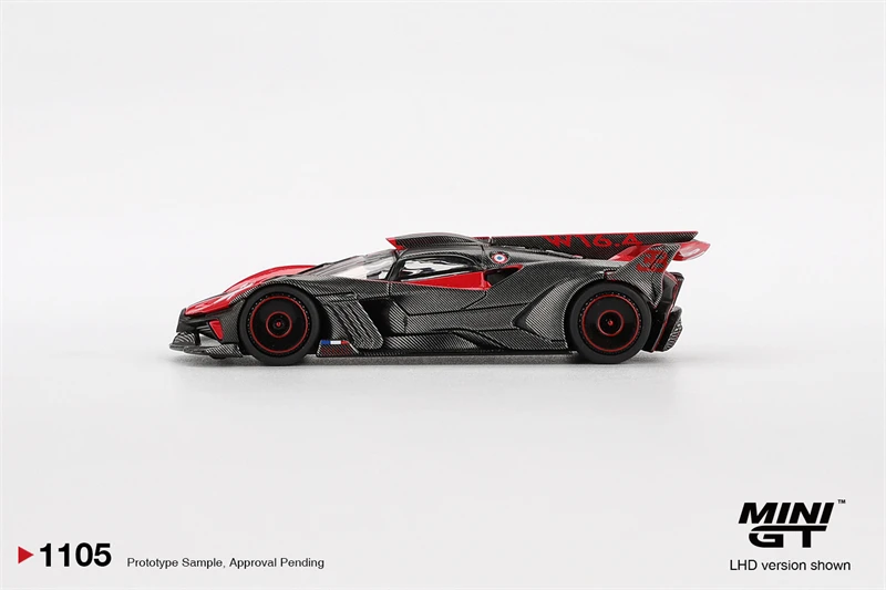 (Przedsprzedaż) MINI GT 1:64 Bolide Red Model kolekcjonerski samochodu z odlewu metalowego