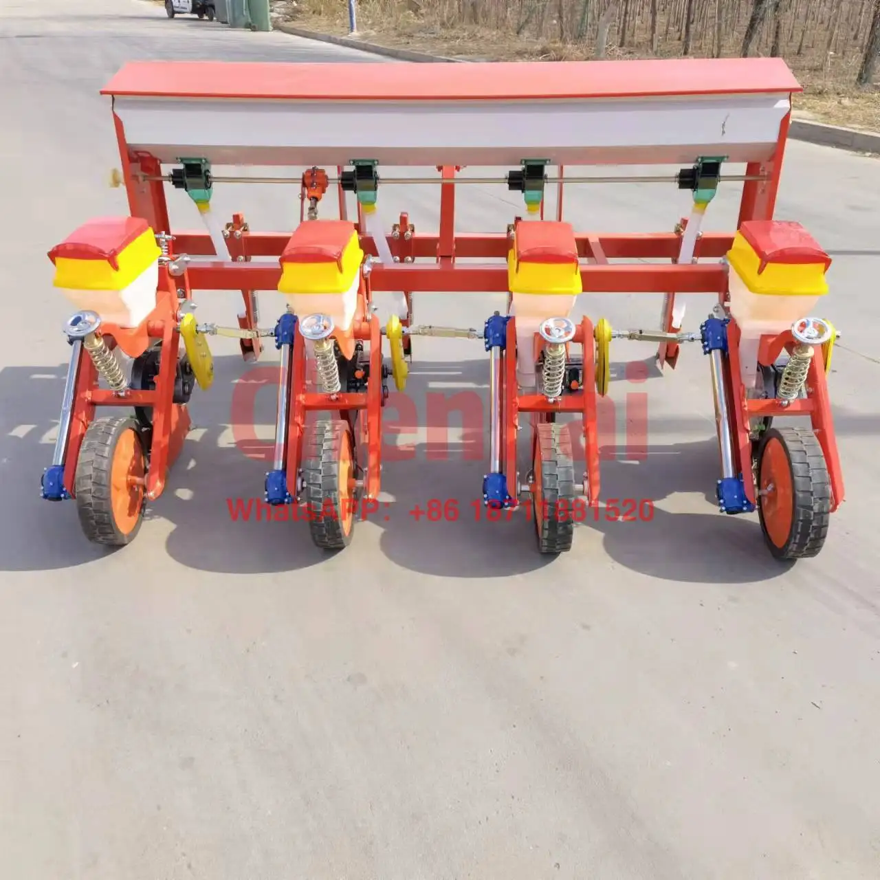 

Farm Seeder 2-6 Rows pneumatic corn seeder Maize Planter with Fertilize Box corn planter machine seeder