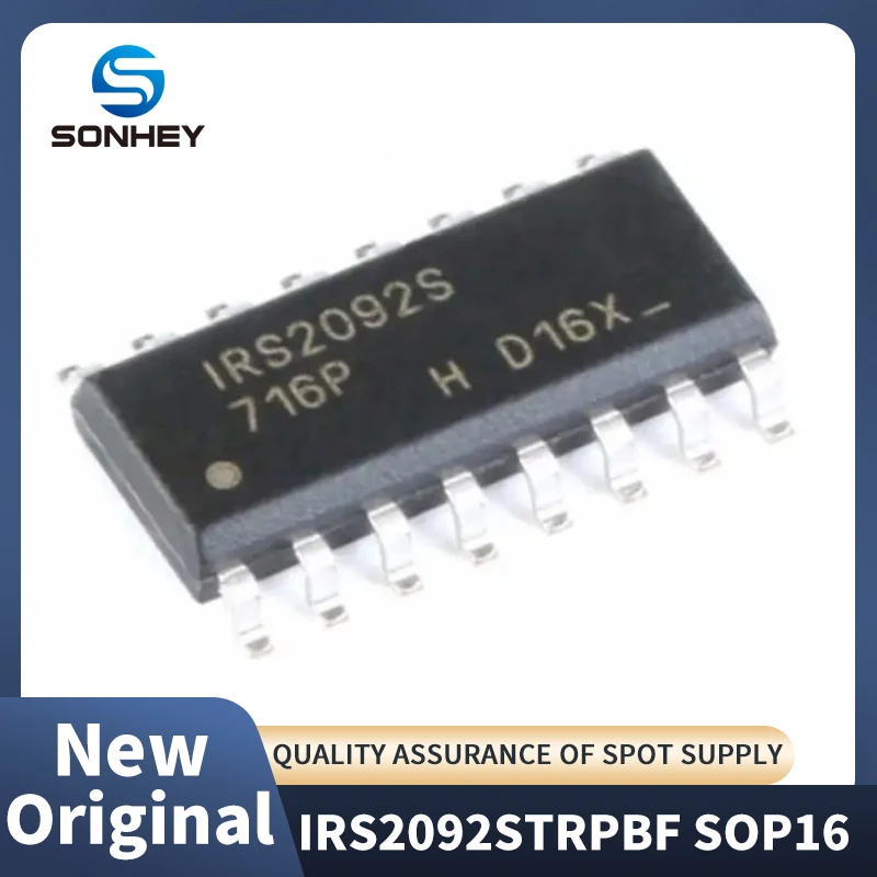 (10Pcs/Lot) 100% New  Original  CSC3120  Substitute  IRS2092STRPBF SOP-16  Mono Audio Amplifier Chip  (Spot Stock)