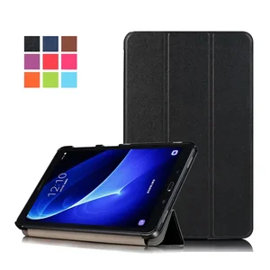 Untuk Samsung Galaxy Tab A 10.1 SM-T580 SM-T585 Casing Lipat Dudukan Penutup Tablet Magnetik untuk Casing Samsung Galaxy Tab A 6 A6 2016 12 casing penutup samsung galaxy tab a6 penjualan terbaik - №