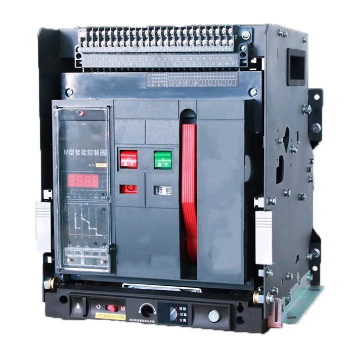 IP30 DC AC 400V 690V 1000V 4000A 5000A 6300A 80kA 3pole 4pole 50Hz Circuit protection function 6300 amp air circuit breaker acb