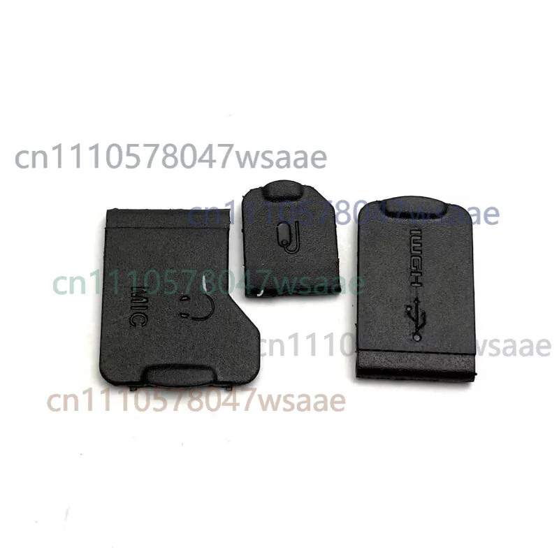 1set New USB /HDMI MIC GPS Chamber Lid rubber For Nikon D750 SLR Camera Repair Part