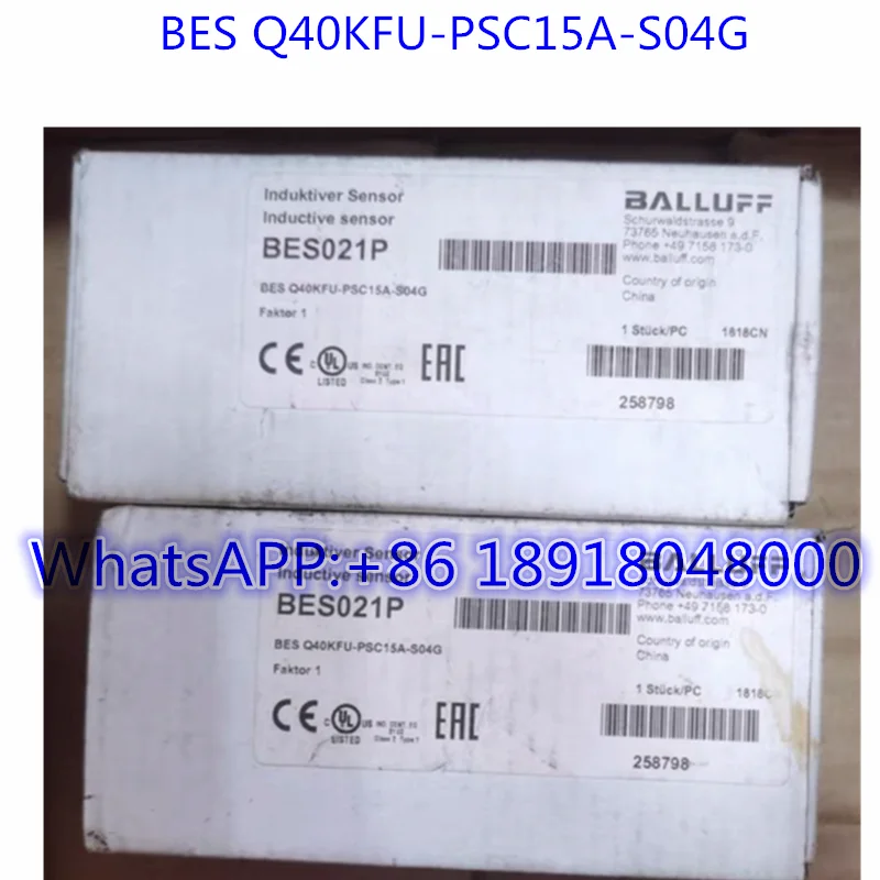 

Brand New BES021P Proximity Switch BES Q40KFU-PSC15A-S04G Fast Shipping