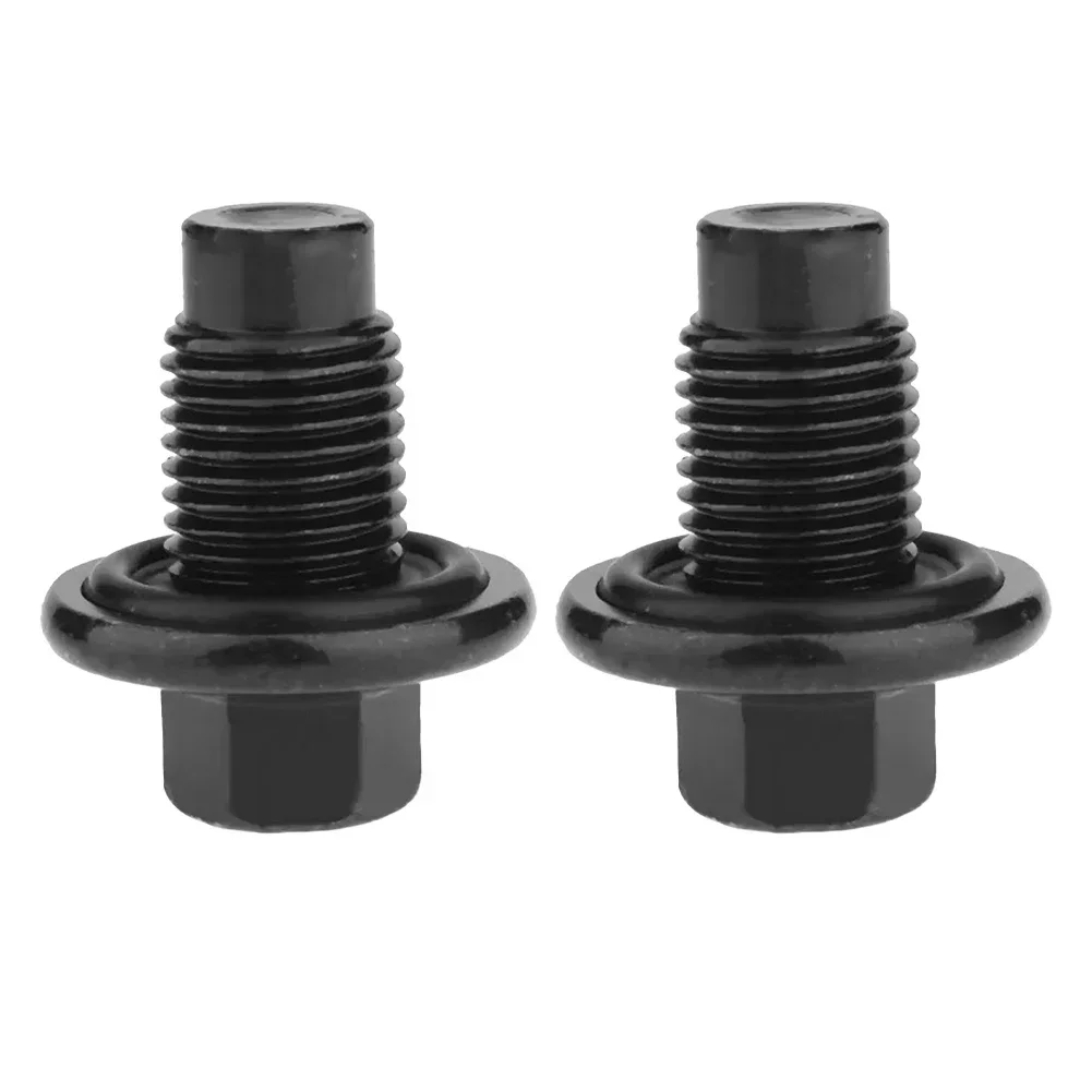 

For Ford For Jumper Car Oil Drain Plug Oil Pan Screws 97JM6730BA Anti-corrosion Black Non-deformatio Wear-resistant