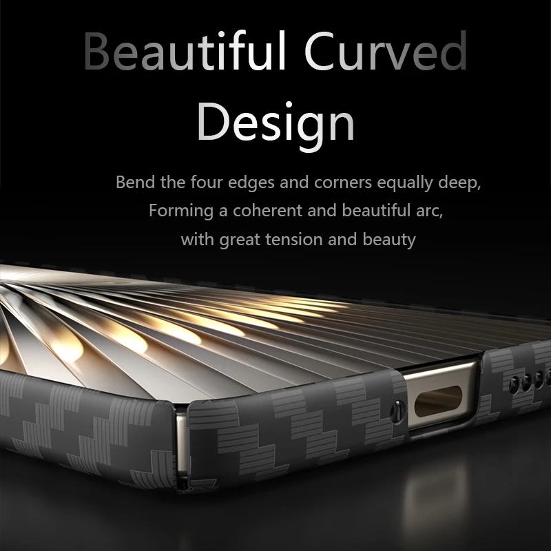 สําหรับ Xiaomi Redmi Turbo 3, POCO F6 กรณี Ultra-thin คาร์บอนไฟเบอร์ลายรูปแบบ Matte Hard Cover สําหรับ Little F6