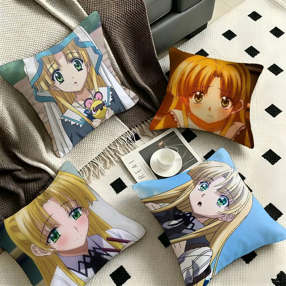 1pc Asia Argento High School DxD Pillow Case Fashion Square Pillowcase Bedroom Sofa Room Ins Decoration Leisure
