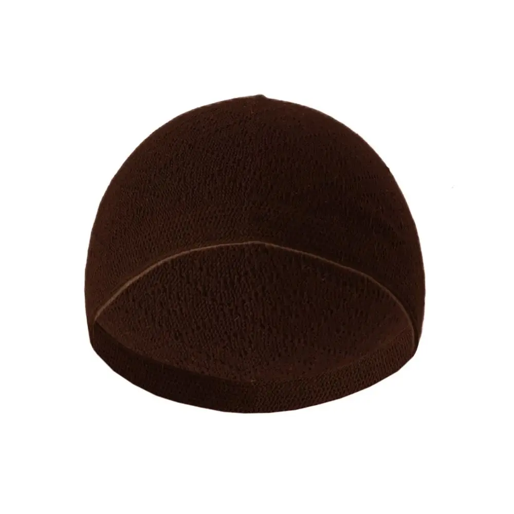 Quality Mesh Men Prayer Hats Breathable Unisex Jewish India Caps Solid Color Men's Wrap Head Caps