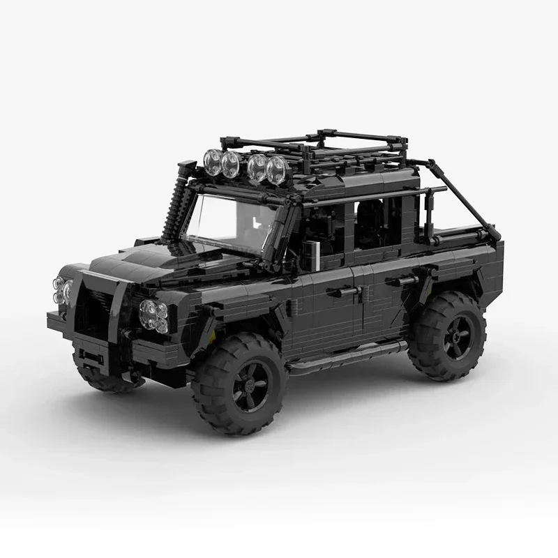 Modelo de carro moc tijolos de construção defender svx tecnologia de veículo off-road blocos modulares presentes brinquedos de natal conjuntos diy montagem