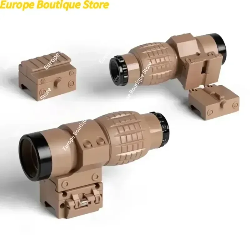 قابل للتعديل البصر 3X المكبر نطاق مشاهد المدمجة مع غطاء الوجه يصلح ل 20 مللي متر 21 مللي متر السكك الحديدية جبل اللعب تلسكوب الملحقات #2
