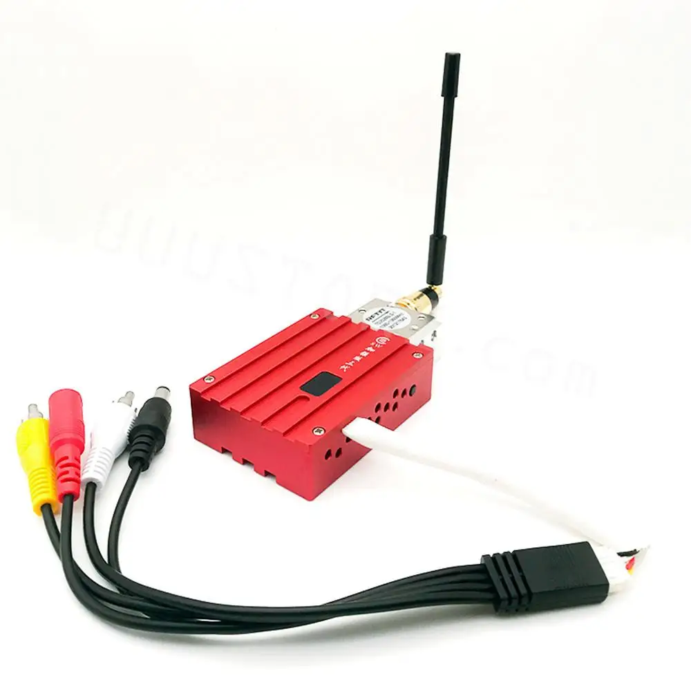 1.2G 8W High Power Wireless Analog Transmitter 12CH Receiver Audio Video Transmission System for RC Models Enhancement Booster