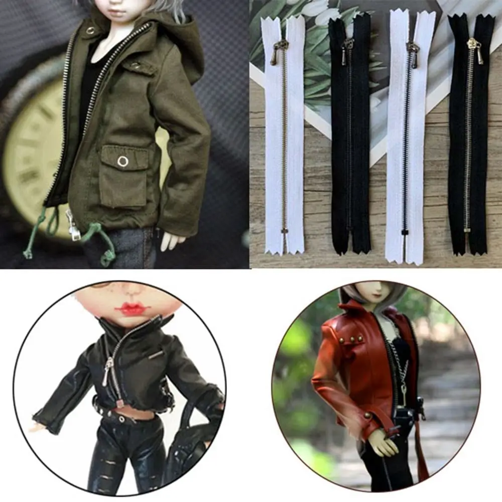 High Quality 16 Styles 10cm/12cm Garment Applique Handmade Sewing Scrapbooking  Clothing Zippers Mini Zipper