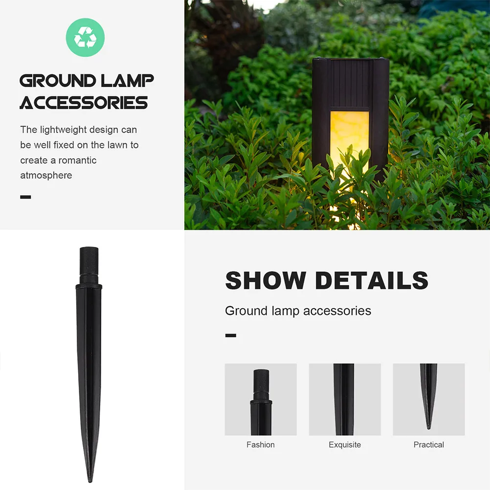 

25pcs Plastic Ground Spikes 14x140mm M8 Hole LED Lights Lawn Lamp Accessories Durable Decorative Stakes Garden Supplies