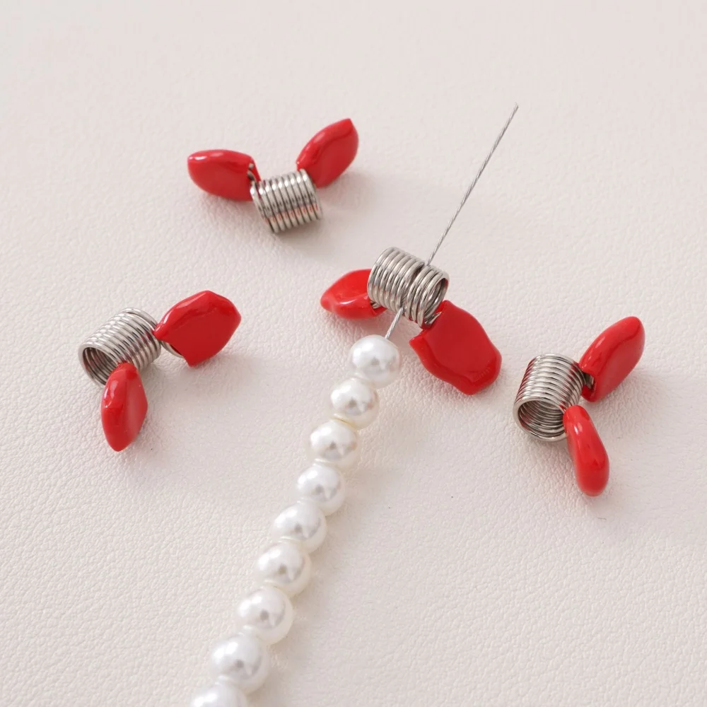 3pcs Bead Stopper Spring Clip Creative Bead Wire End Jewelry Making Tool DIY Bracelet Necklace Tool for Handmade Jewelry