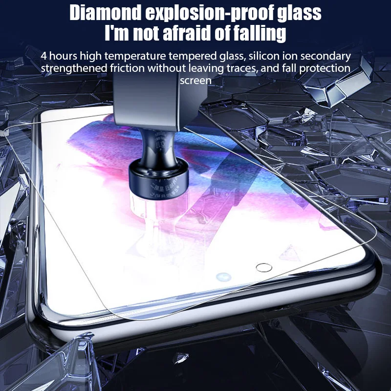 1/2/3/4/5PCS Tempered Glass for Samsung S22 S23 Plus A54 A34 A14 A12 A22 A32 A53 A73 A33 A13 5G A52 A51 A72 A71 Screen Protector