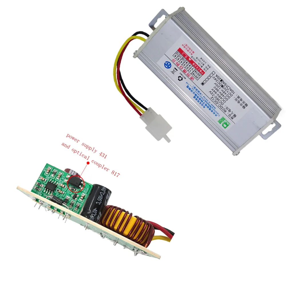 

DC36-72V to 12V 15A DC Module Electric Power Transformer Power Supply Voltage Electric Vehicle DC Converter