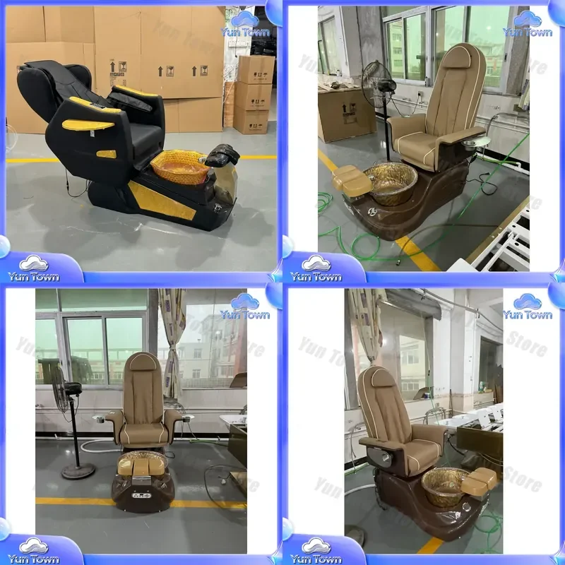 New Luxury Adjustable Pedicure Chair with Foot Spa Massage for Nail Salon Furniture for Nail Tech Chair for Manicure Pedicure