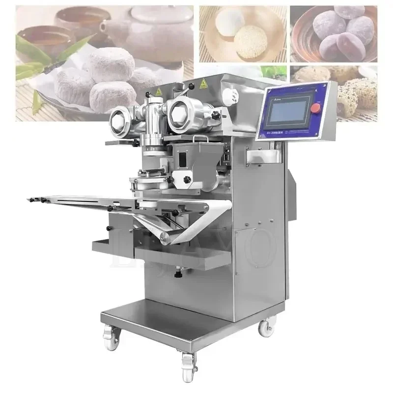 Automatic Mochi Maamoul Making Maker Encrusting Machine