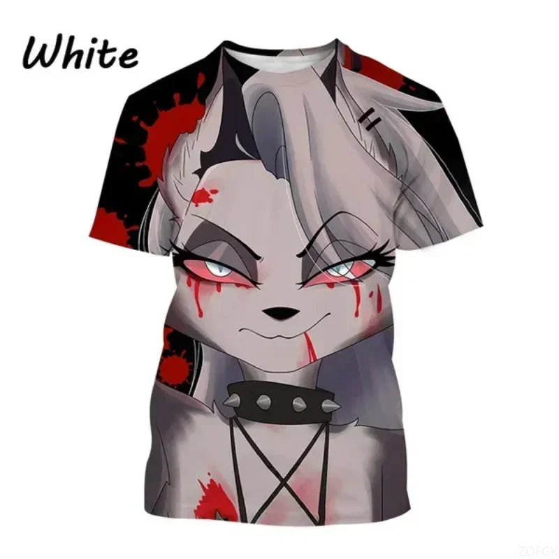 أزياء المرأة الجديدة Hellova Boss 3D مطبوعة قميص الانمي للجنسين تي شيرت Harajuku جولة الرقبة قصيرة الأكمام أعلى