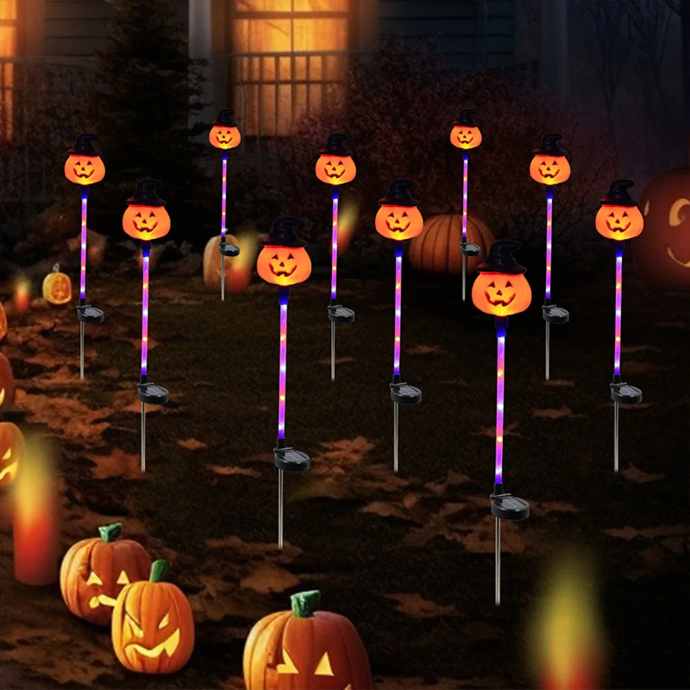 Lampu dekorasi pesta Halloween, lampu kerangka LED 3D Halloween, anti air, warna-warni, lampu Halloween, lampu jalur hantu, dekorasi pesta Halloween