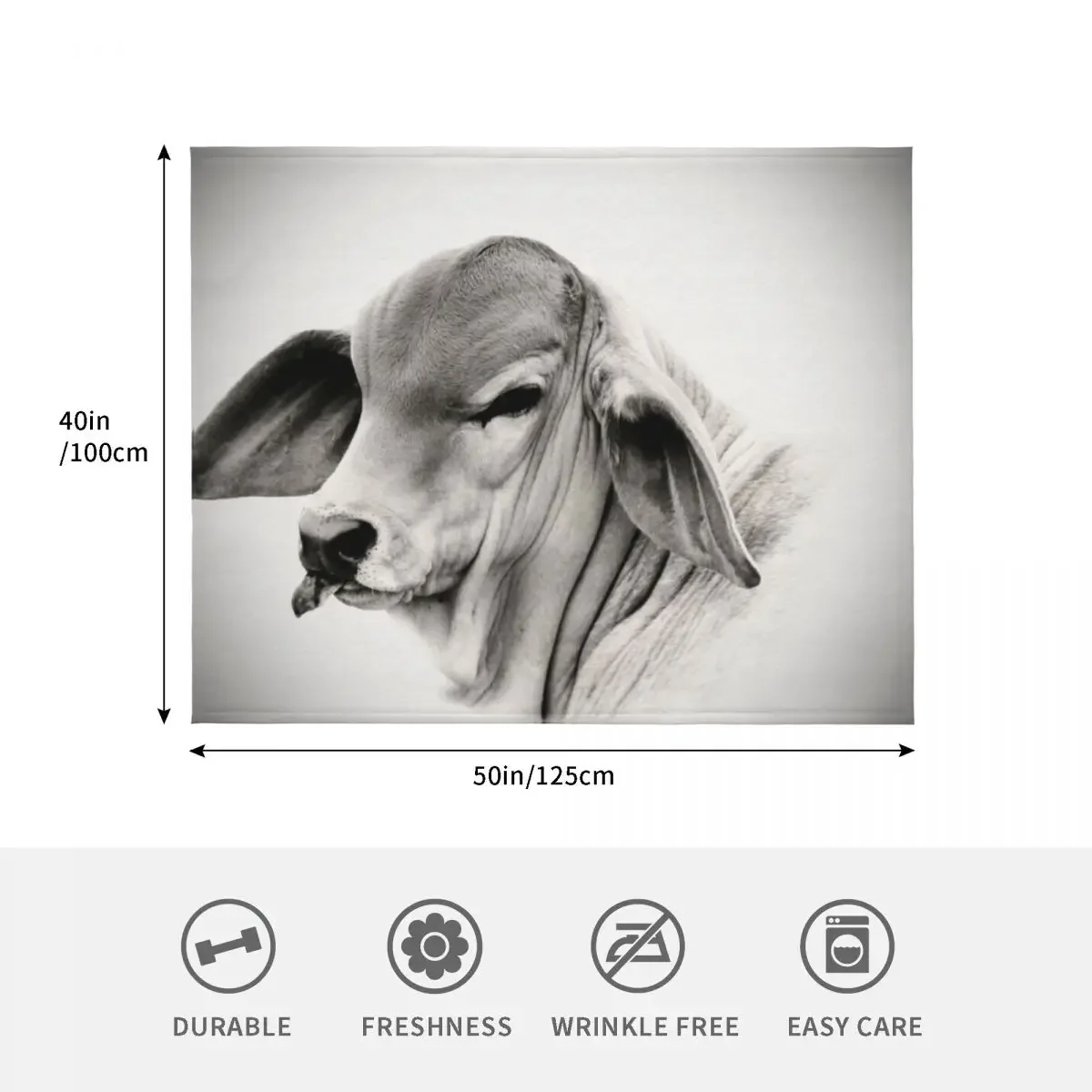 برهمان العجل، صورة، جدار الفن رمي بطانية المرجحة الطفل المعزي المانجا البطانيات