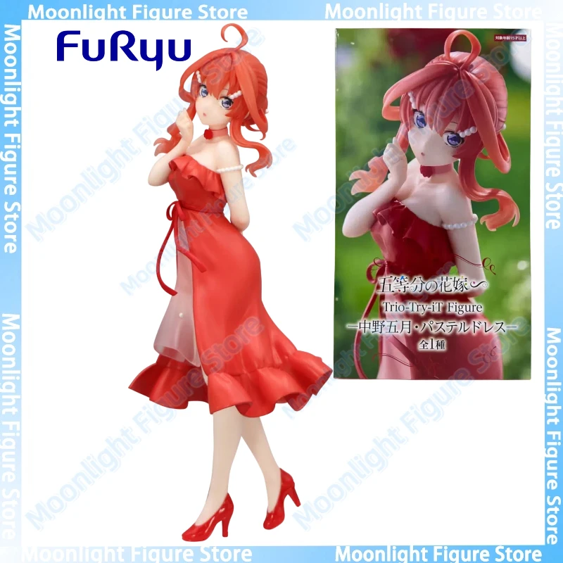 

In Stock FuRyu Trio-Try-iT Nakano Itsuki Pastel Dress Desktop Cute Doll Anime Action Figure Toy Gift Model Collection