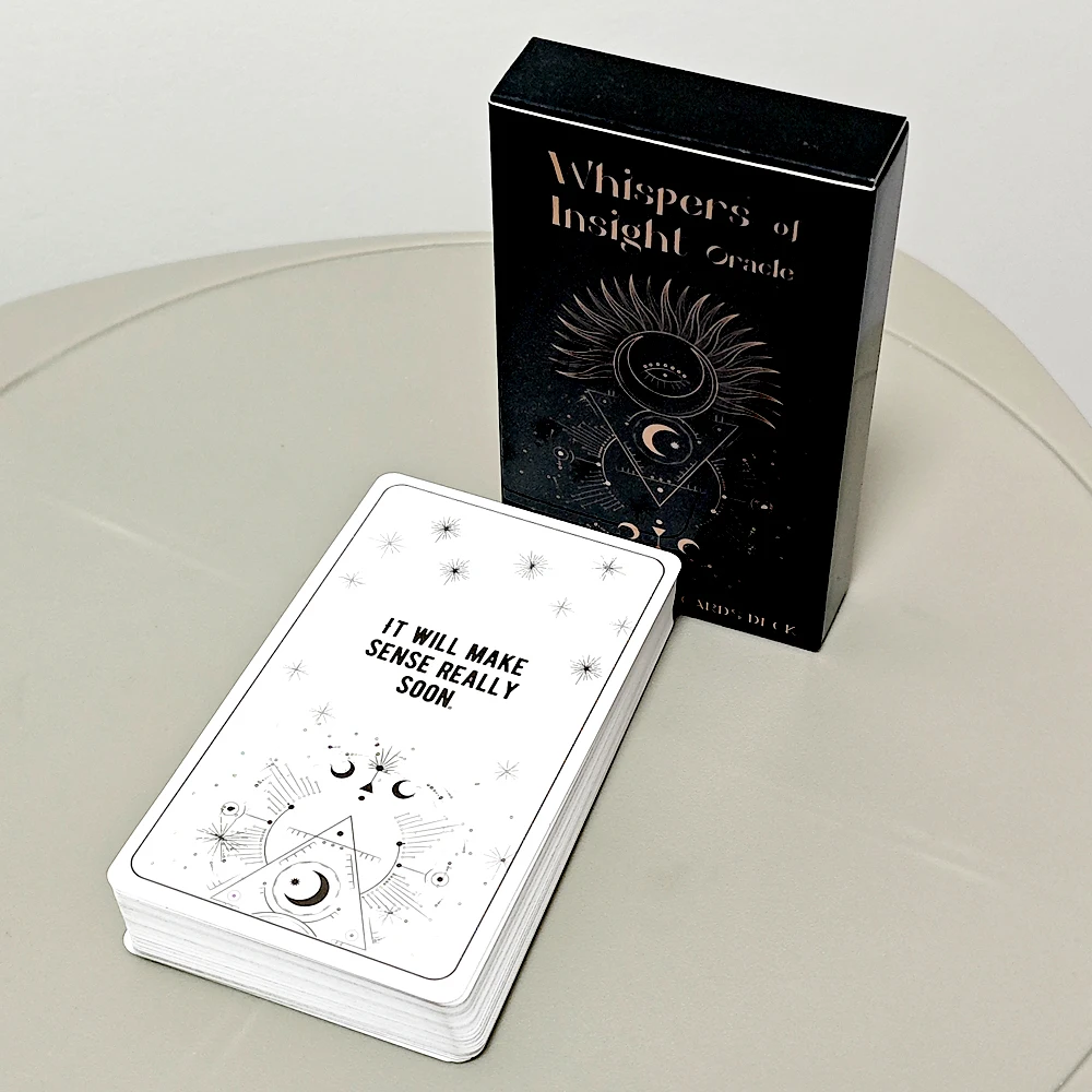 

Whispers of Insight - Why Oracle Deck 10.3*6cm 54 Inspirational Answers To Explore The Hidden Meanings Behind Life's Challenges